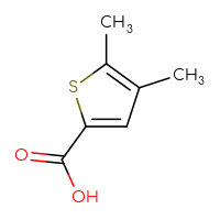 Chemical structure of 4,5-dimethylthiophene-2-carboxylic acid - CSSB00000211790