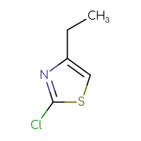 Chemical structure of 2-chloro-4-ethyl-1,3-thiazole - CSSB00000750554
