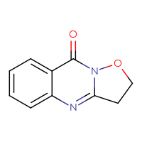 Chemical structure of 2H,3H,9H-[1,2]oxazolo[3,2-b]quinazolin-9-one - CSSB00134615744