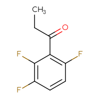 Chemical structure of 1-(2,3,6-trifluorophenyl)propan-1-one - CSSB00000035278