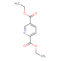 Chemical structure of 2,5-diethyl pyridine-2,5-dicarboxylate - CSSB00000036952
