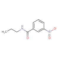 Chemical structure of 3-nitro-N-propylbenzamide - CSSB00000161693