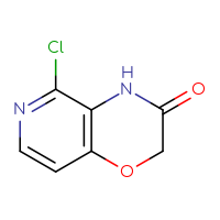 Chemical structure of 5-chloro-2H,3H,4H-pyrido[4,3-b][1,4]oxazin-3-one - CSSB00009829496