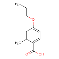 Chemical structure of 2-methyl-4-propoxybenzoic acid - CSSB00012184038