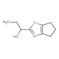 Chemical structure of 1-{4H,5H,6H-cyclopenta[d][1,3]thiazol-2-yl}propan-1-ol - CSSB00117723780