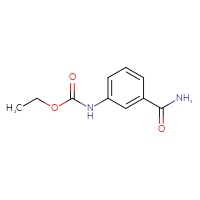 Chemical structure of ethyl N-(3-carbamoylphenyl)carbamate - CSSB00000190834