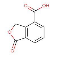 Chemical structure of 1-oxo-1,3-dihydro-2-benzofuran-4-carboxylic acid - CSSB00009877369