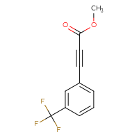 Chemical structure of methyl 3-[3-(trifluoromethyl)phenyl]prop-2-ynoate - CSSB00012100152