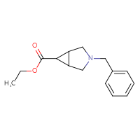 Chemical structure of ethyl 3-benzyl-3-azabicyclo[3.1.0]hexane-6-carboxylate - CSSB00010198972