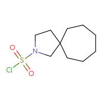 Chemical structure of 2-azaspiro[4.6]undecane-2-sulfonyl chloride - CSSB00118583199