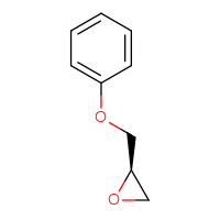 Chemical structure of (2R)-2-(phenoxymethyl)oxirane - CSSB00011934614
