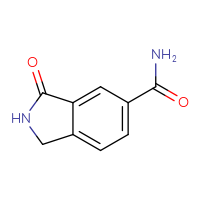 Chemical structure of 3-oxo-2,3-dihydro-1H-isoindole-5-carboxamide - CSSB01002037013