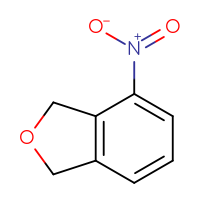 Chemical structure of 4-nitro-1,3-dihydro-2-benzofuran - CSSB00009885939