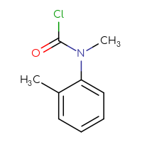 Chemical structure of N-methyl-N-(2-methylphenyl)carbamoyl chloride - CSSB00012661867