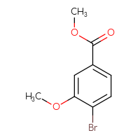 Chemical structure of methyl 4-bromo-3-methoxybenzoate - CSSB00009816954