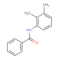 Chemical structure of N-(2,3-dimethylphenyl)benzamide - CSSB00000580138