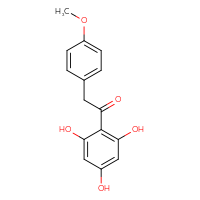 Chemical structure of 2-(4-methoxyphenyl)-1-(2,4,6-trihydroxyphenyl)ethan-1-one - CSSB00020678827