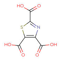 Chemical structure of 1,3-thiazole-2,4,5-tricarboxylic acid - CSSB00010425284