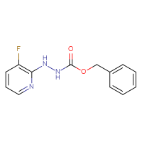Chemical structure of N'-(3-fluoropyridin-2-yl)(benzyloxy)carbohydrazide - CSSB21332336332