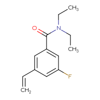 Chemical structure of 3-ethenyl-N,N-diethyl-5-fluorobenzamide - CSSB01384399472