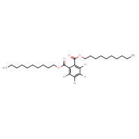 Chemical structure of 1,2-bis(decyl) (²H₄)benzene-1,2-dicarboxylate - CSSB00160812797
