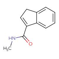 Chemical structure of N-methyl-1H-indene-3-carboxamide - CSSB09891767490