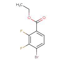 Chemical structure of ethyl 4-bromo-2,3-difluorobenzoate - CSSB00011099764