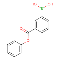 Chemical structure of [3-(phenoxycarbonyl)phenyl]boronic acid - CSSB00011107162