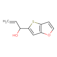 Chemical structure of 1-{thieno[3,2-b]furan-5-yl}prop-2-en-1-ol - CSSB21246461037