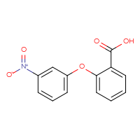 Chemical structure of 2-(3-nitrophenoxy)benzoic acid - CSSB00003143363