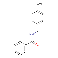 Chemical structure of N-[(4-methylphenyl)methyl]benzamide - CSSB00000482271