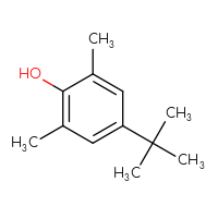 Chemical structure of 4-tert-butyl-2,6-dimethylphenol - CSSB00000092089