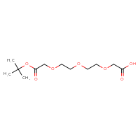 Chemical structure of 2-(2-{2-[2-(tert-butoxy)-2-oxoethoxy]ethoxy}ethoxy)acetic acid - CSSB00132302712