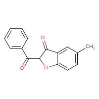 Chemical structure of 2-benzoyl-5-methyl-2,3-dihydro-1-benzofuran-3-one - CSSB00121691548