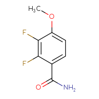 Chemical structure of 2,3-difluoro-4-methoxybenzamide - CSSB00000068004