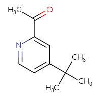 Chemical structure of 1-(4-tert-butylpyridin-2-yl)ethan-1-one - CSSB00000099845