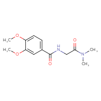 Chemical structure of 2-[(3,4-dimethoxyphenyl)formamido]-N,N-dimethylacetamide - CSSB00103886755