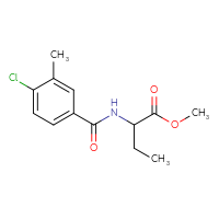 Chemical structure of methyl 2-[(4-chloro-3-methylphenyl)formamido]butanoate - CSSB00008517262