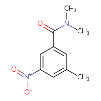 Chemical structure of N,N,3-trimethyl-5-nitrobenzamide - CSSB00011548457