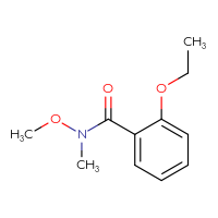 Chemical structure of 2-ethoxy-N-methoxy-N-methylbenzamide - CSSB00000174315
