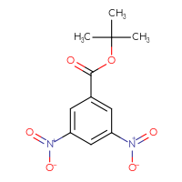 Chemical structure of tert-butyl 3,5-dinitrobenzoate - CSSB00020626258