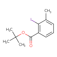 Chemical structure of tert-butyl 2-iodo-3-methylbenzoate - CSSB00012585061