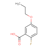Chemical structure of 2-fluoro-5-propoxybenzoic acid - CSSB00022978728