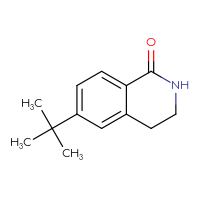 Chemical structure of 6-tert-butyl-1,2,3,4-tetrahydroisoquinolin-1-one - CSSB00010114411