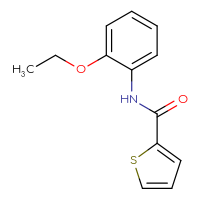Chemical structure of N-(2-ethoxyphenyl)thiophene-2-carboxamide - CSSB00000579063