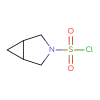 Chemical structure of 3-azabicyclo[3.1.0]hexane-3-sulfonyl chloride - CSSB00015829532