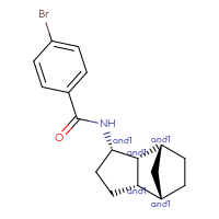 Chemical structure of rac-4-bromo-N-[(1R,2R,3S,6S,7S)-tricyclo[5.2.1.0²,⁶]decan-3-yl]benzamide - CSSB21432469476