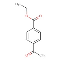 Chemical structure of ethyl 4-acetylbenzoate - CSSB00000018887