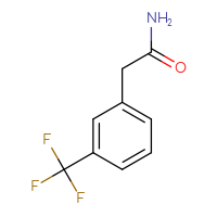 Chemical structure of 2-[3-(trifluoromethyl)phenyl]acetamide - CSSB00000162292