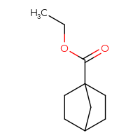 Chemical structure of ethyl bicyclo[2.2.1]heptane-1-carboxylate - CSSB00015286294